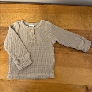 h&m organic waffle baby shirt